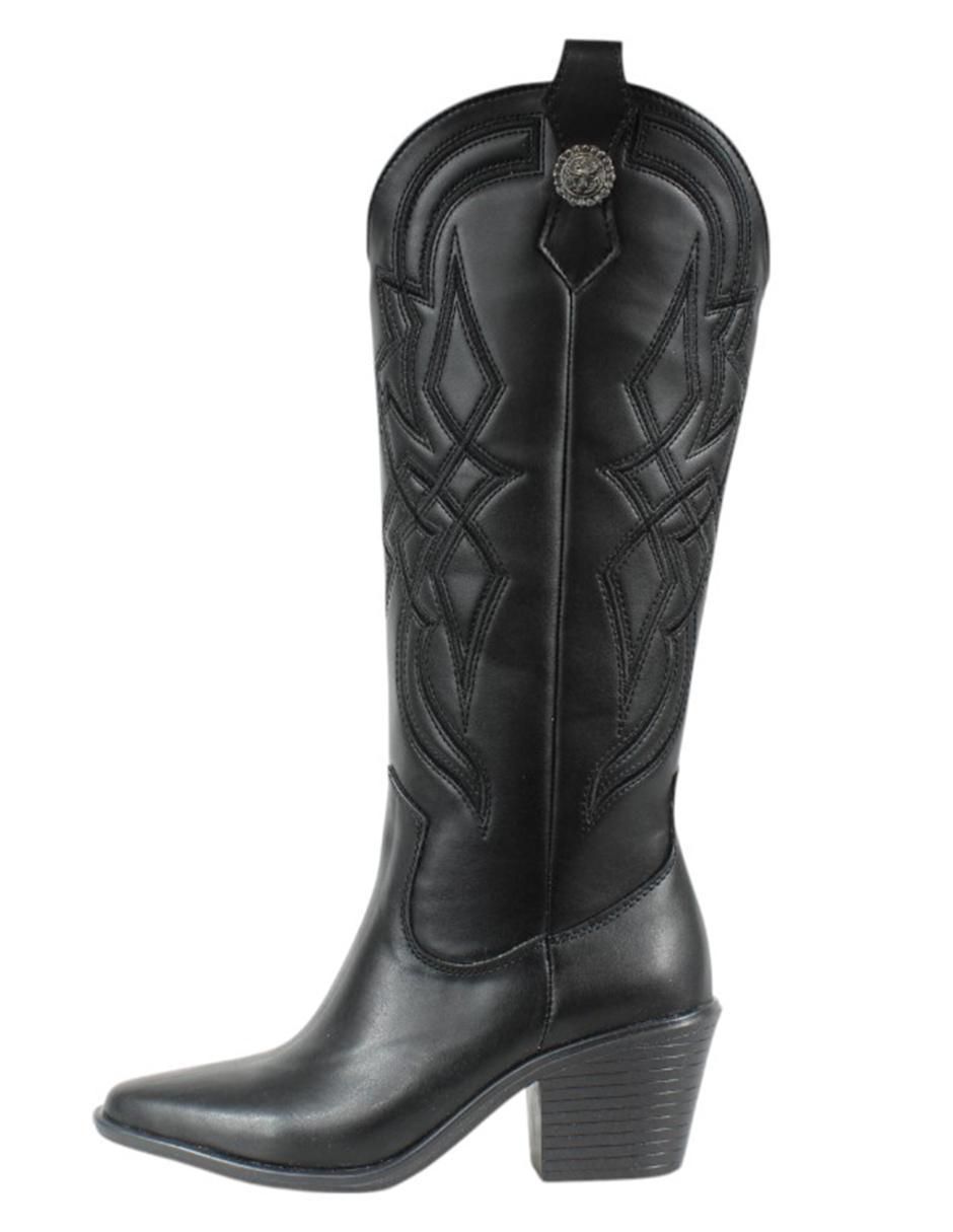 Bota cowboy abajo de la rodilla para mujer 4