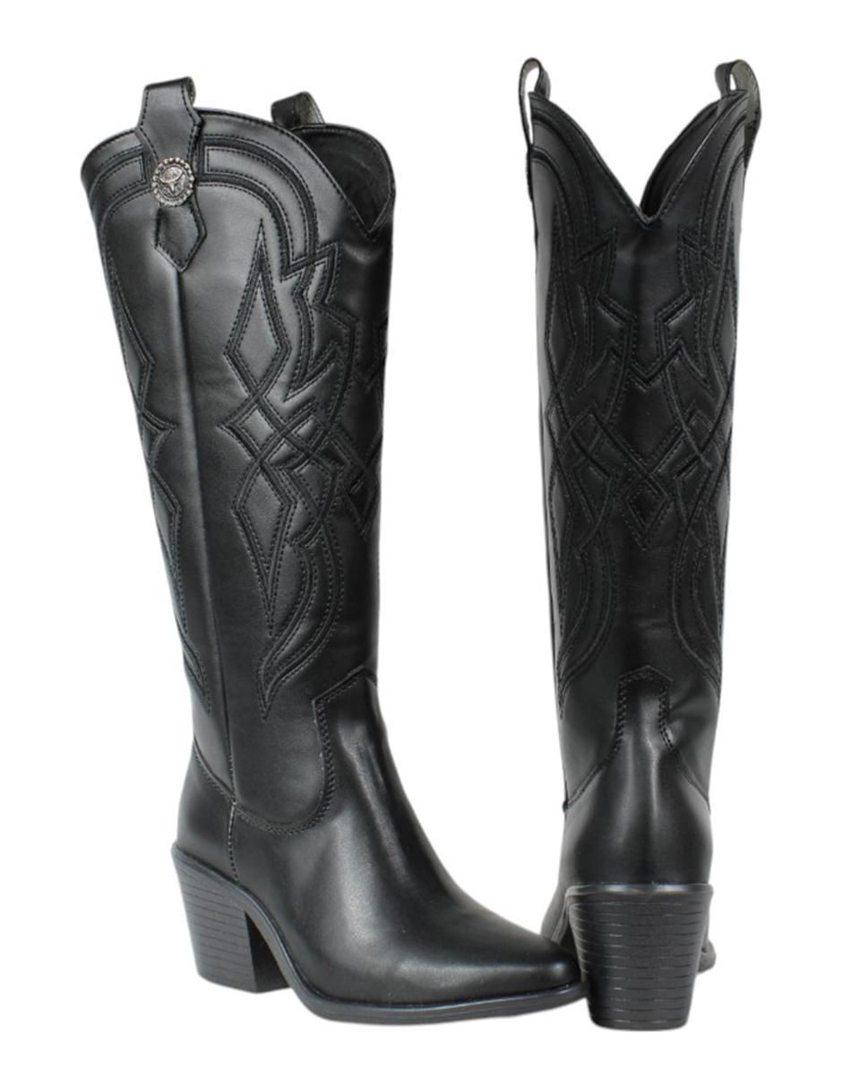 Bota cowboy abajo de la rodilla para mujer 5