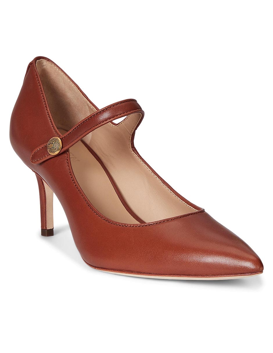 Zapatilla de piel Lanette
