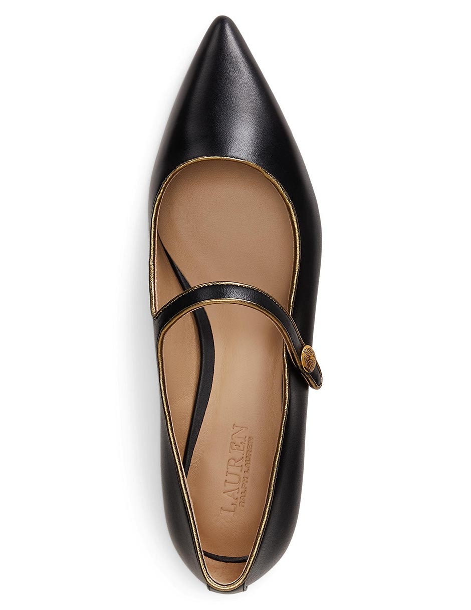 Balerina de piel para mujer 4