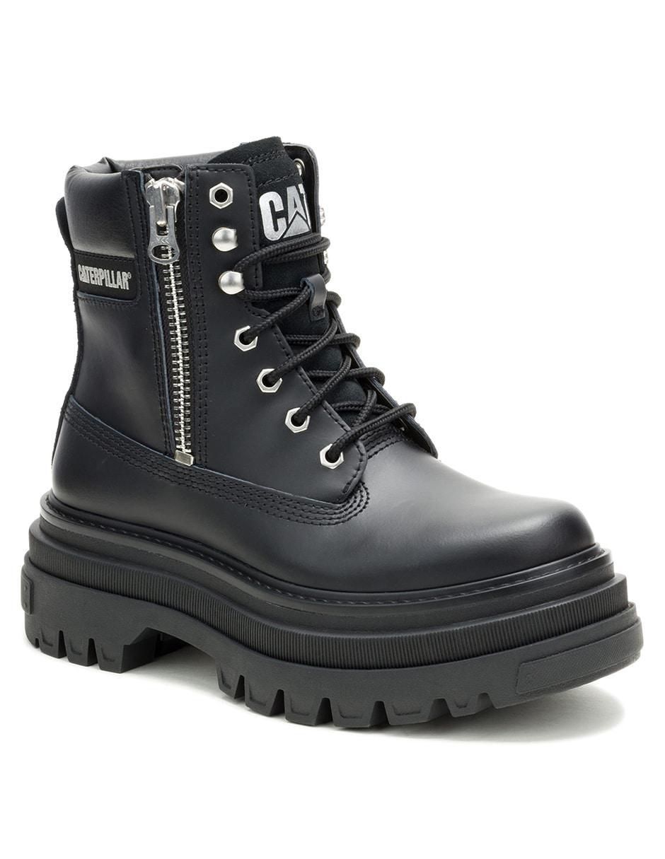 Bota arriba del tobillo de piel para mujer