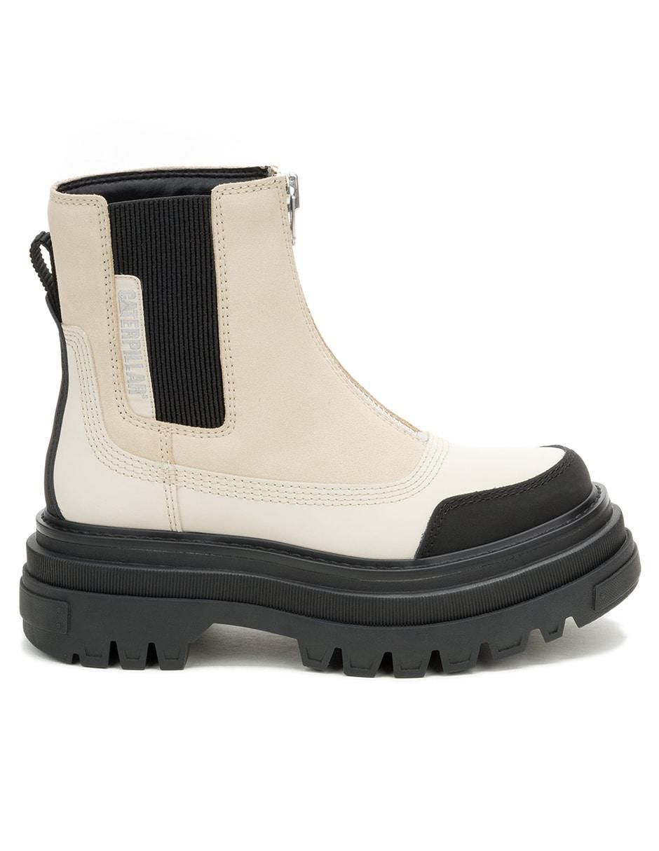 Bota arriba del tobillo de piel para mujer 2