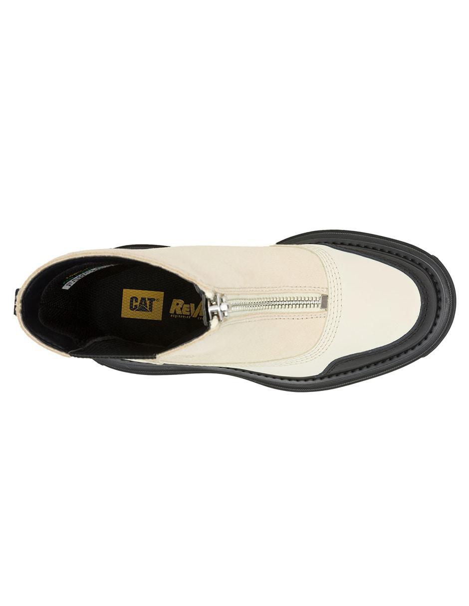 Bota arriba del tobillo de piel para mujer 5