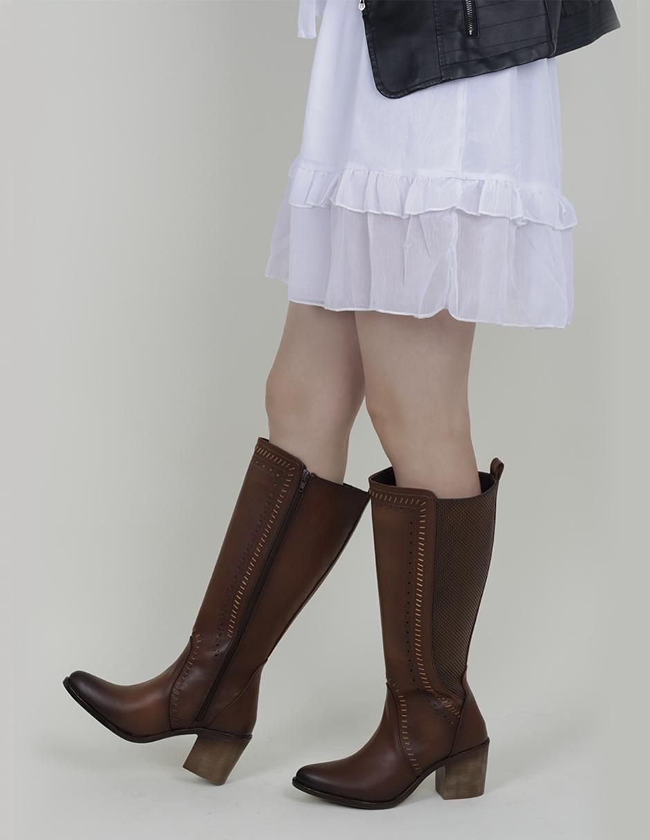 Bota cowboy abajo de la rodilla Rbvegano para mujer 2