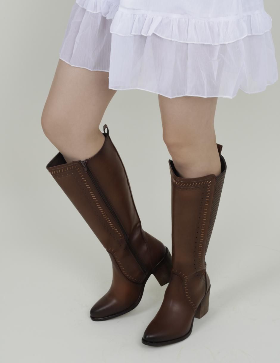 Bota cowboy abajo de la rodilla Rbvegano para mujer 3