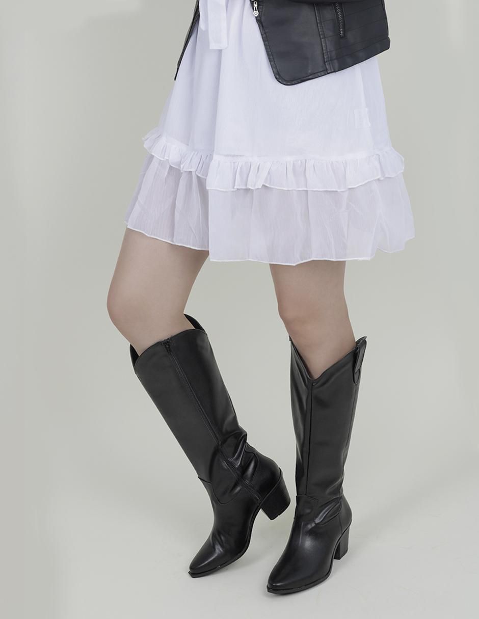 Bota cowboy abajo de la rodilla Rbvegano para mujer 3