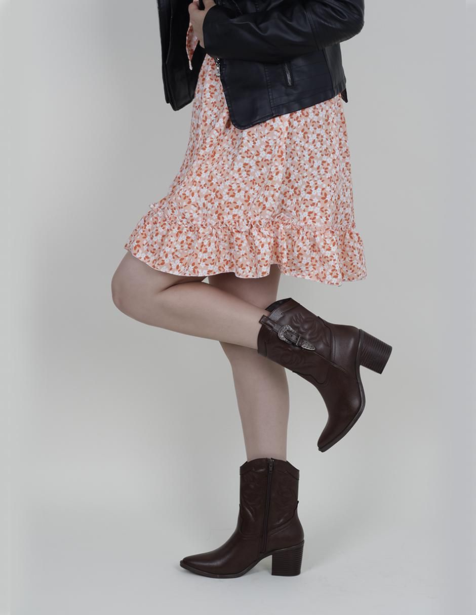 Bota cowboy arriba del tobillo Rbvegano para mujer 2