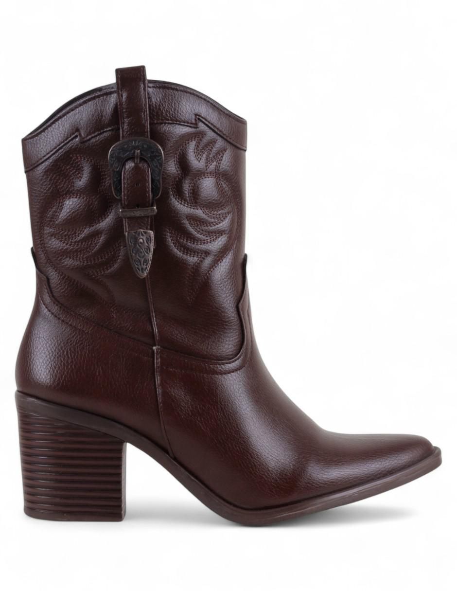 Bota cowboy arriba del tobillo Rbvegano para mujer 4