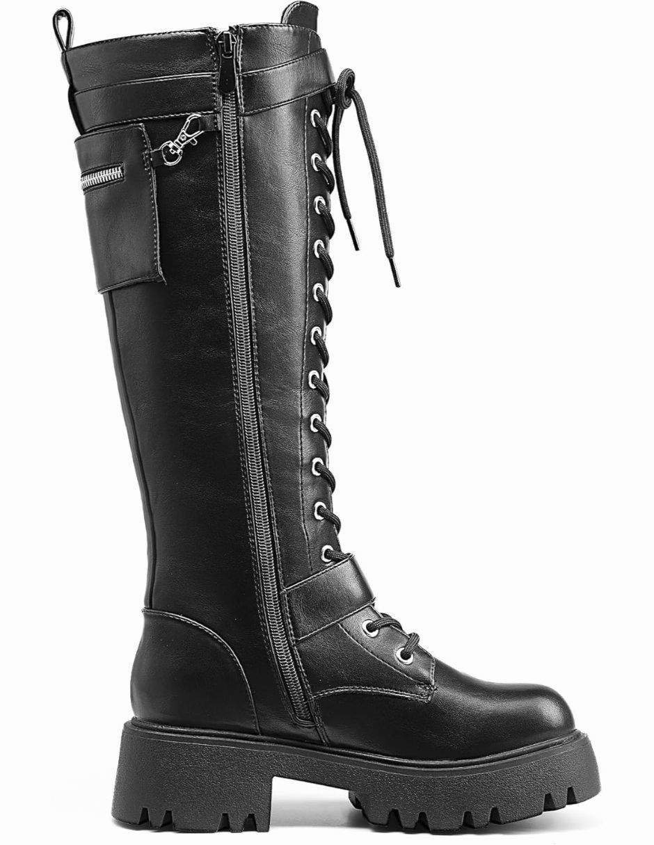 Bota abajo de la rodilla dream paris sin familia "de" sintético "para mujer"
