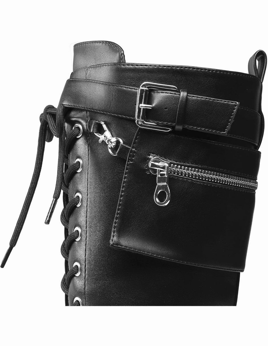 Bota abajo de la rodilla dream paris sin familia "de" sintético "para mujer"