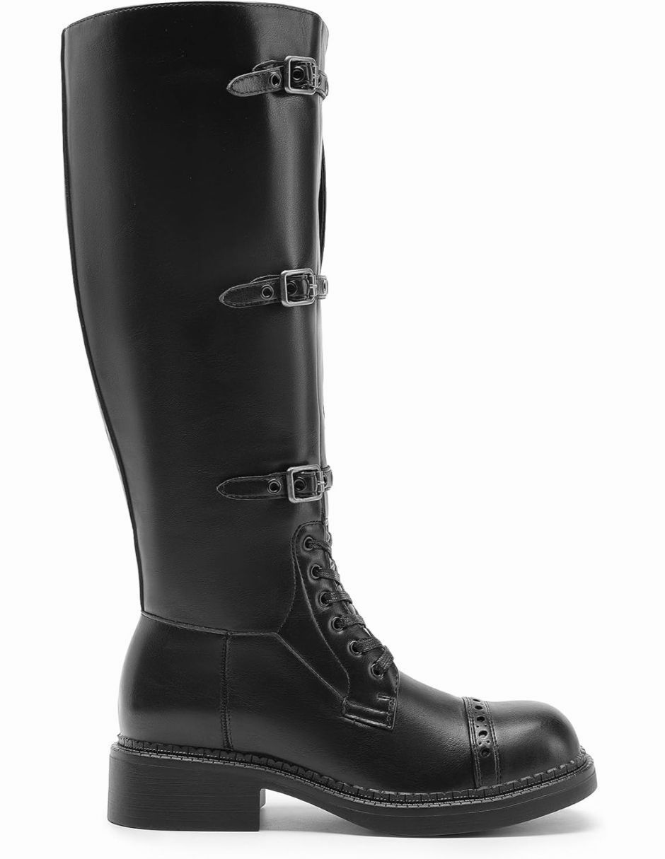 Bota abajo de la rodilla dream paris sin familia "de" sintético "para mujer"