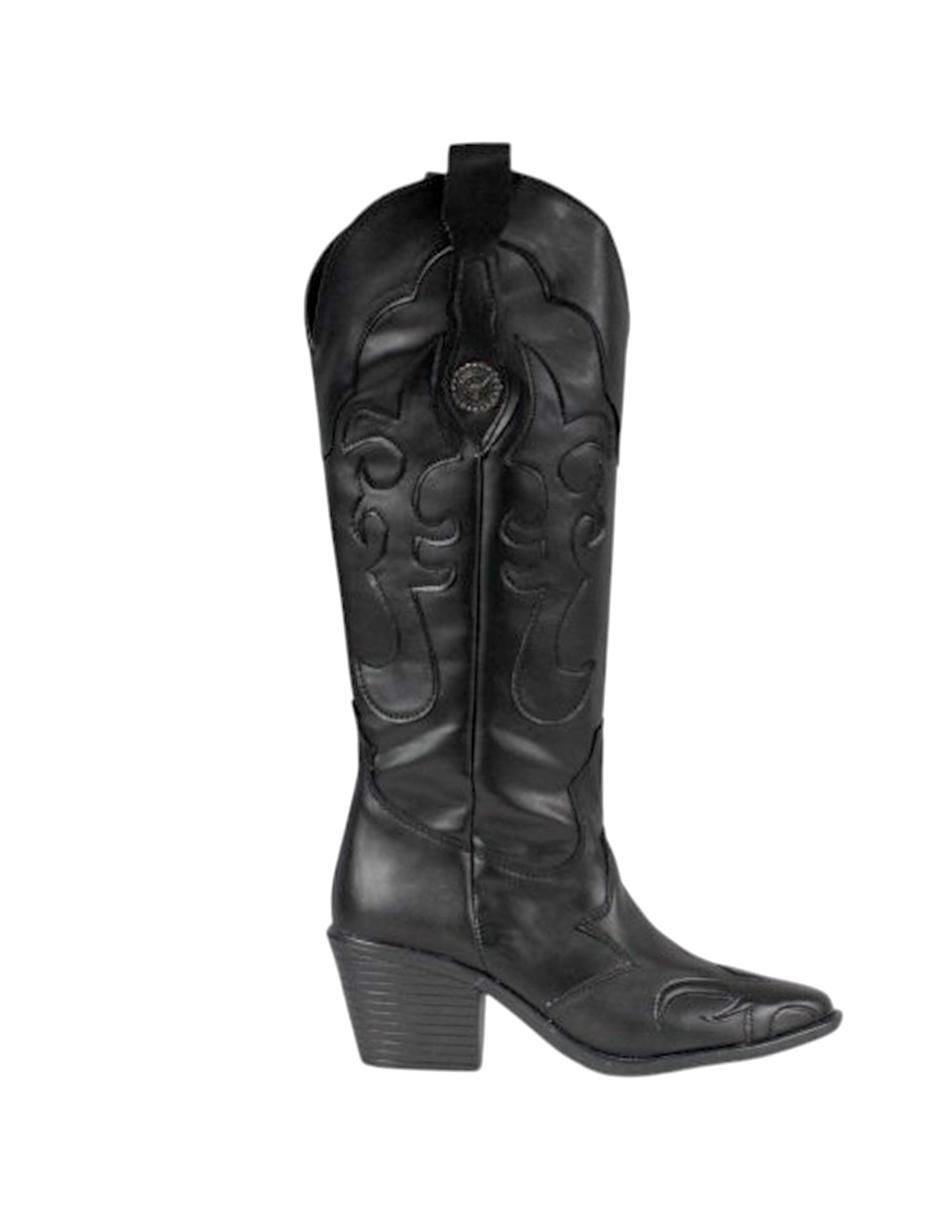 Bota cowboy a la rodilla Vaquera para mujer