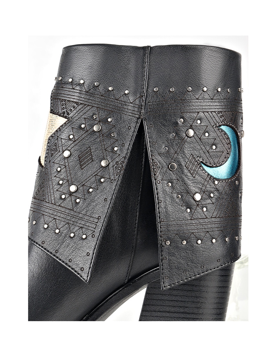 Bota cowboy arriba del tobillo Moda Jossefina de piel para mujer 8
