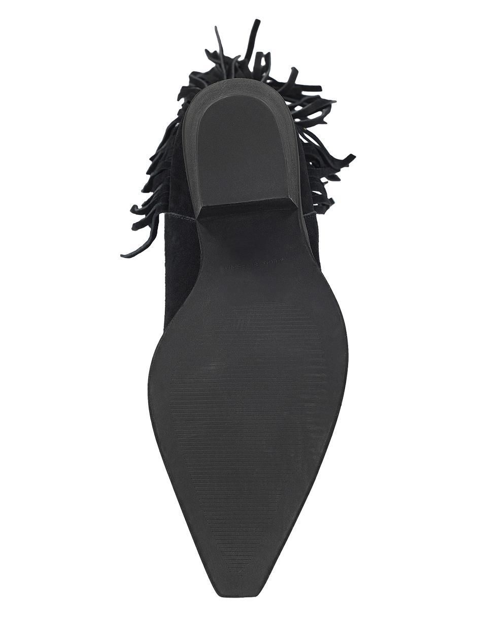 Bota media pierna de piel para mujer 6