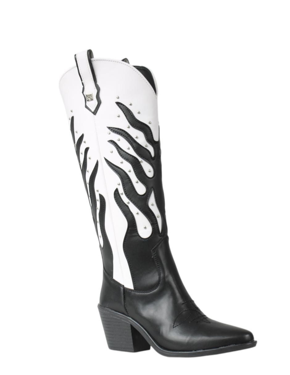Bota cowboy abajo de la rodilla Vaqueras para mujer 2