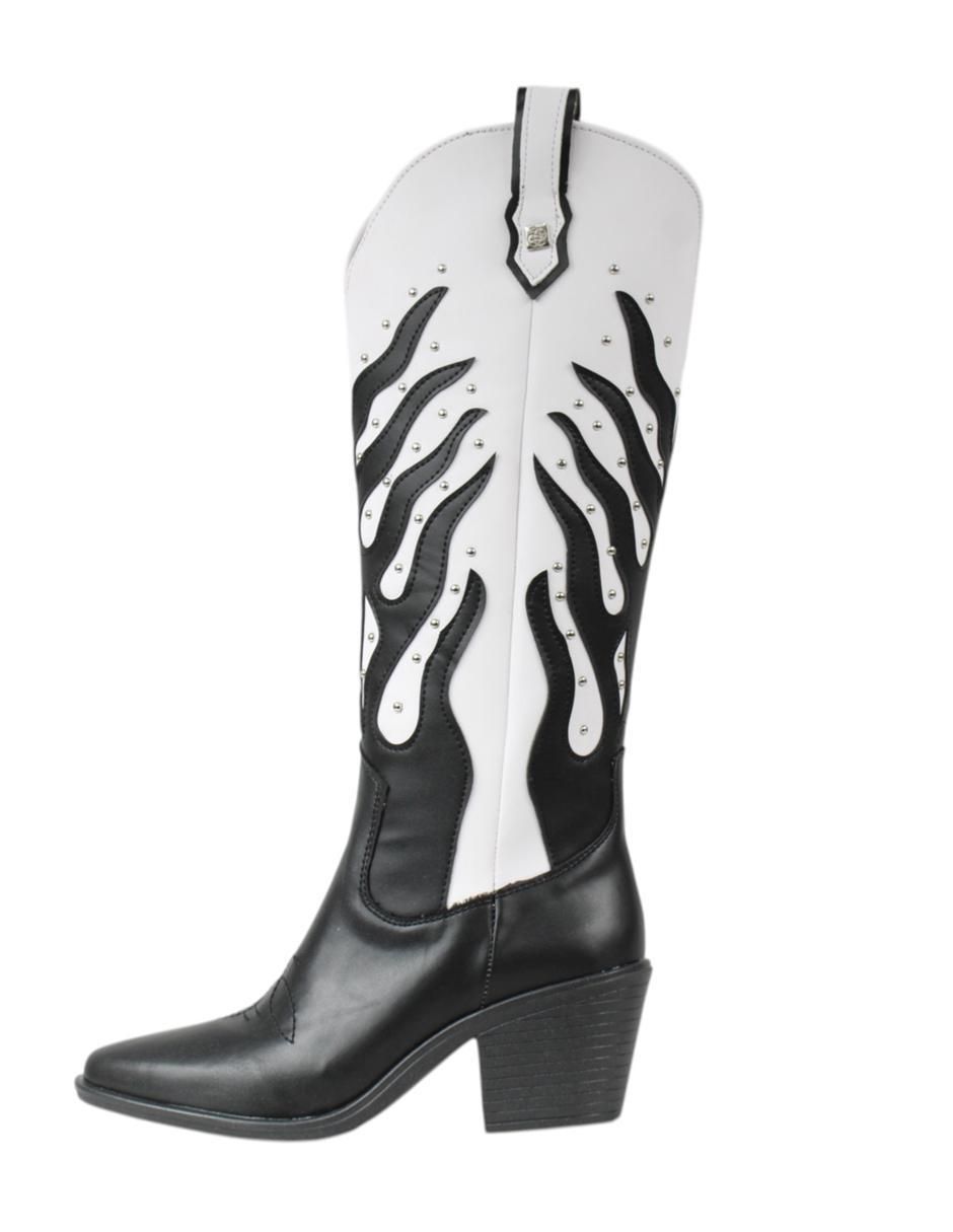 Bota cowboy abajo de la rodilla Vaqueras para mujer 3
