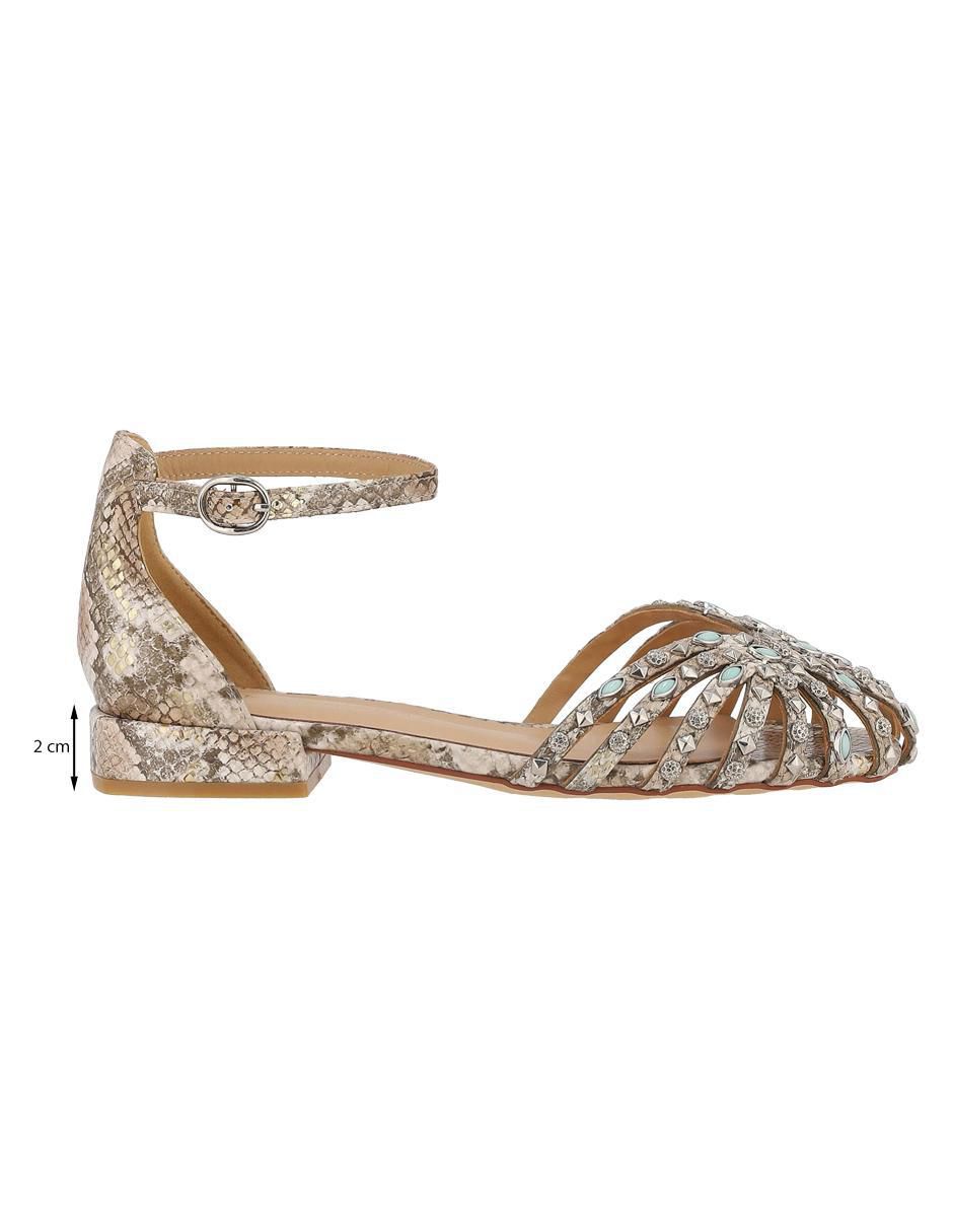 Balerina de piel para mujer 7