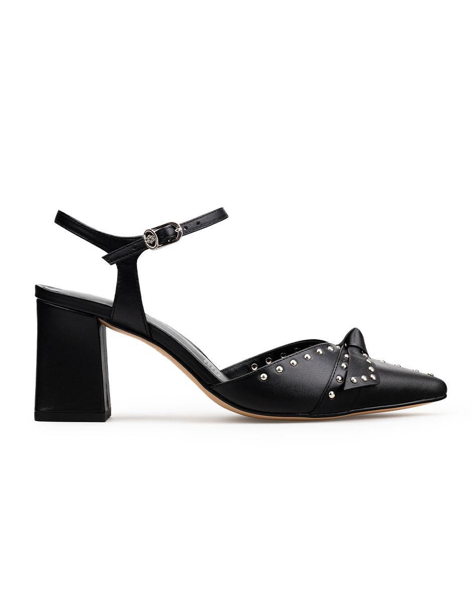 Zapatilla de piel