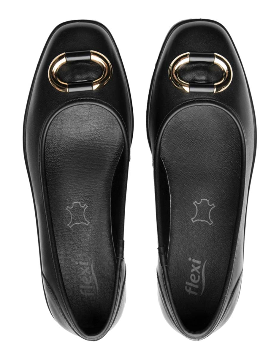 Balerina de piel para mujer 7