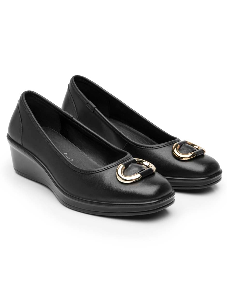 Balerina de piel para mujer 8