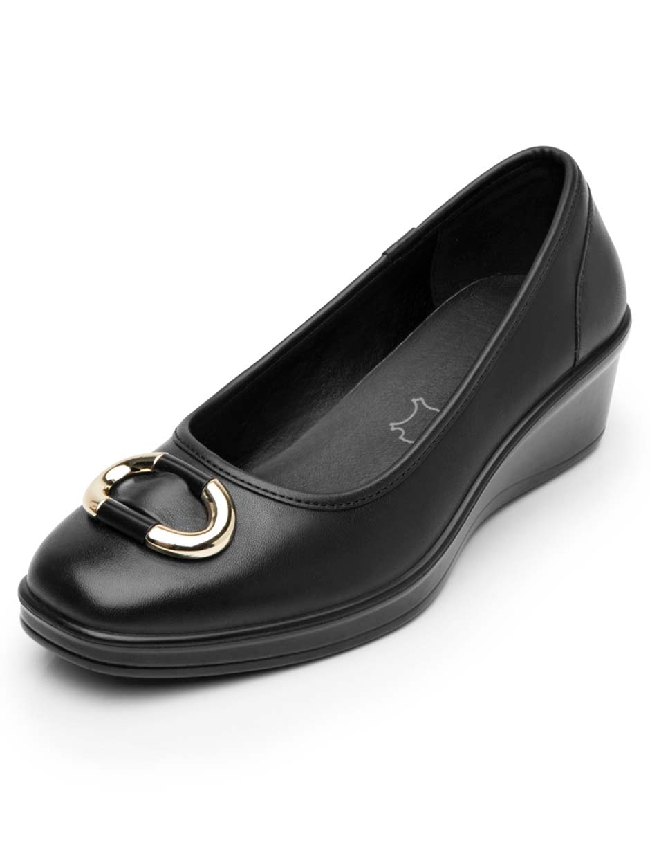 Balerina de piel para mujer 9