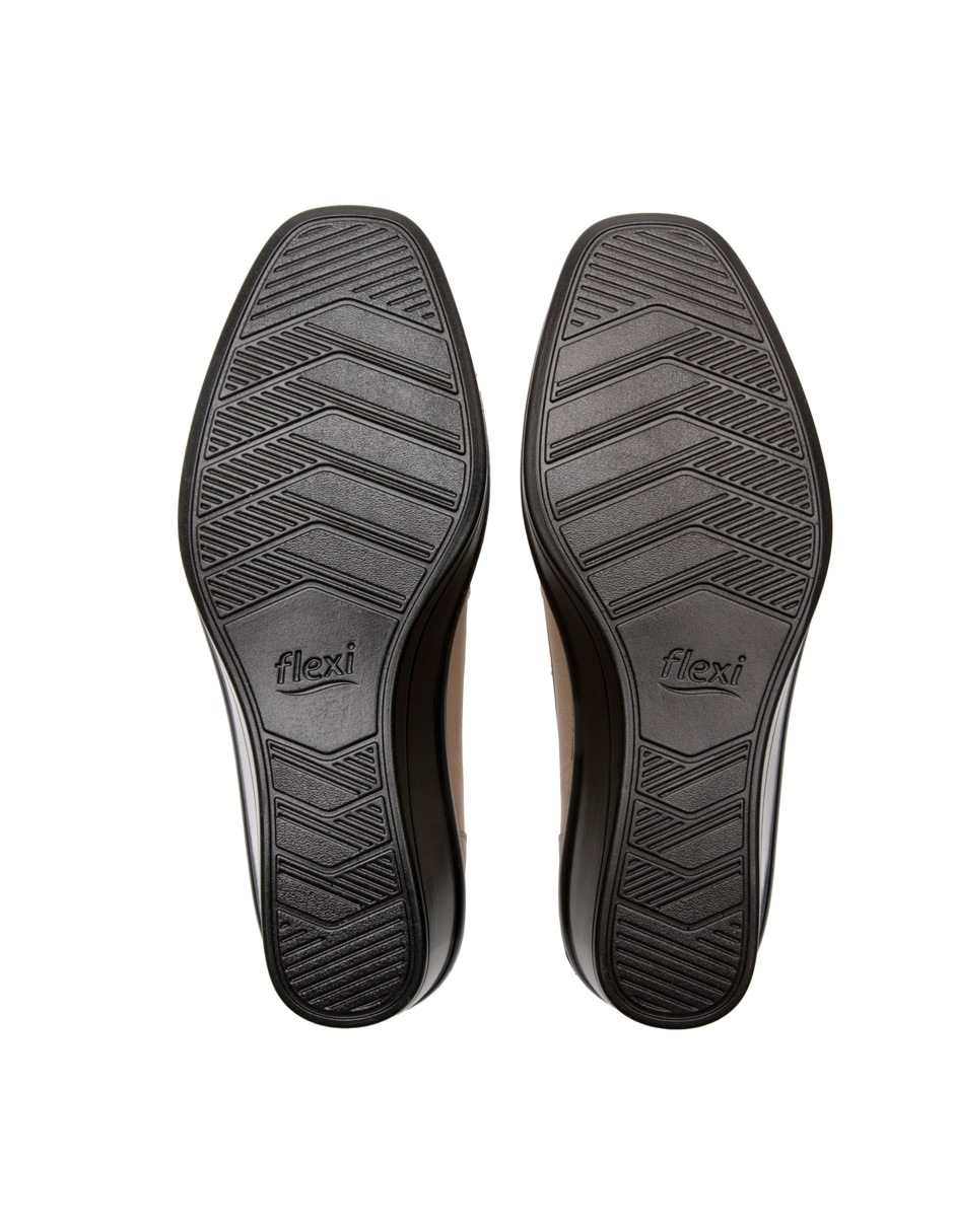 Balerina casual de piel para mujer 6