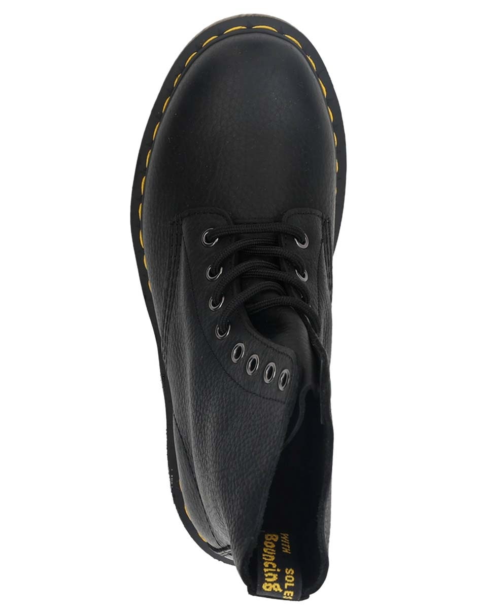 Bota arriba del tobillo de cuero para mujer 5