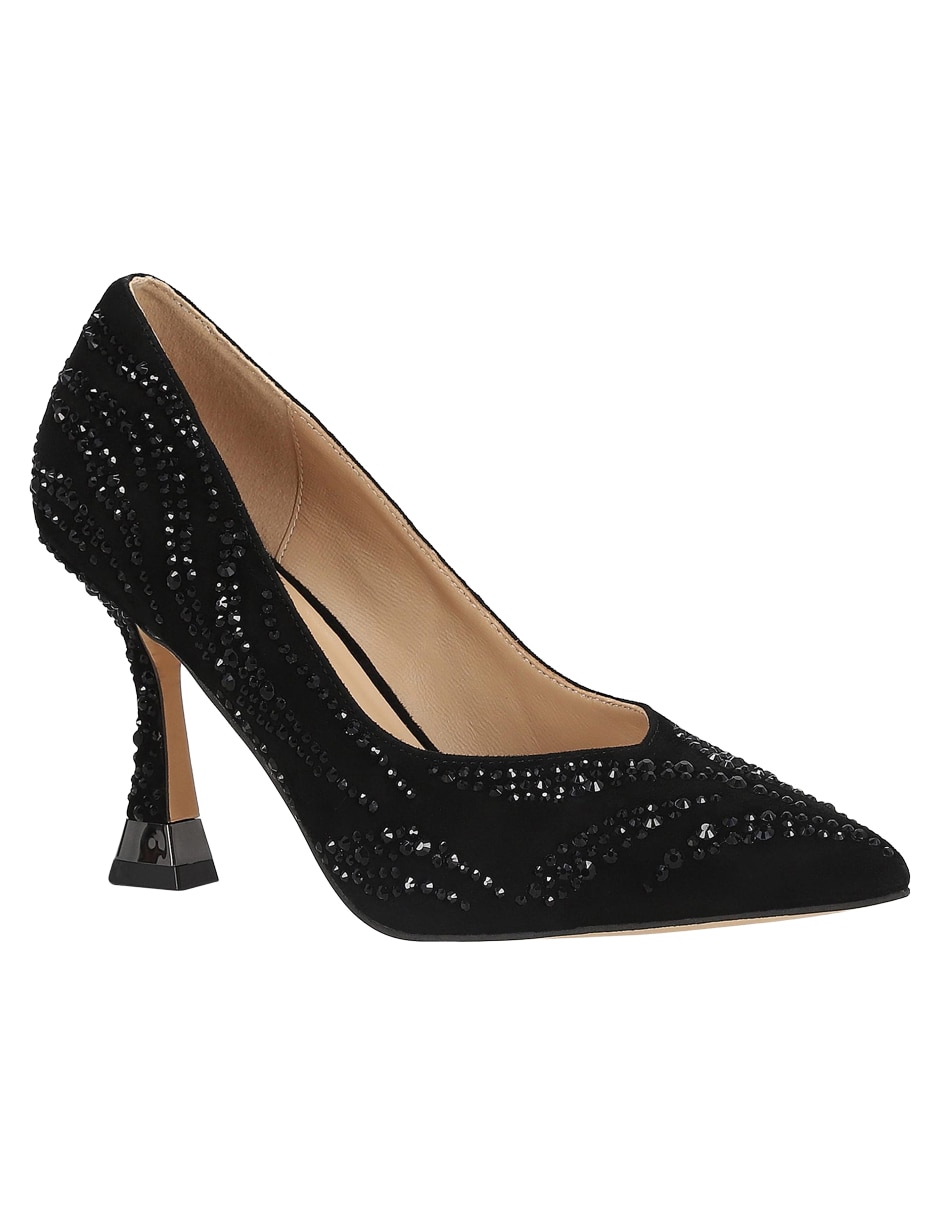 Zapatilla de piel