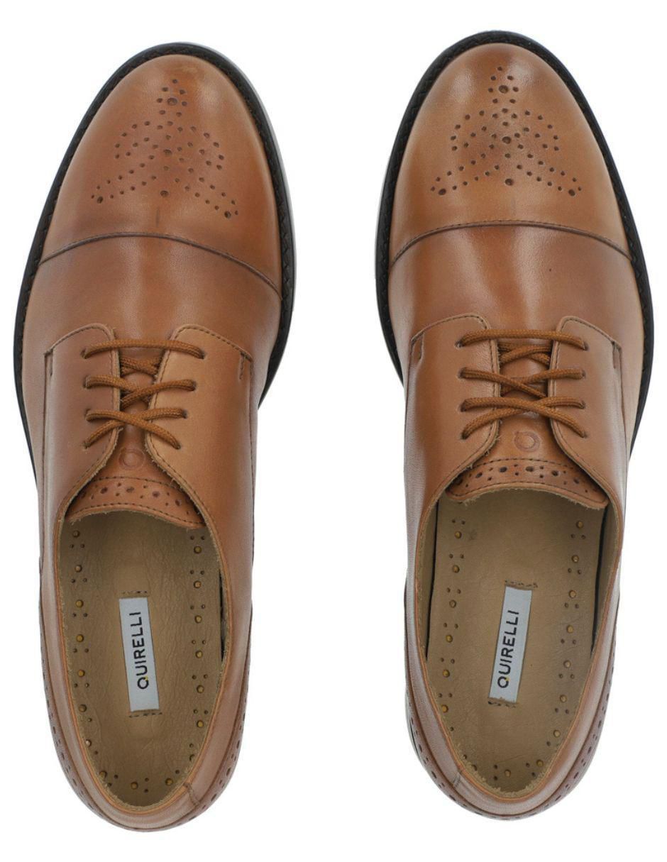 "zapato" quirelli sin familia o colección  "de" piel "para mujer"