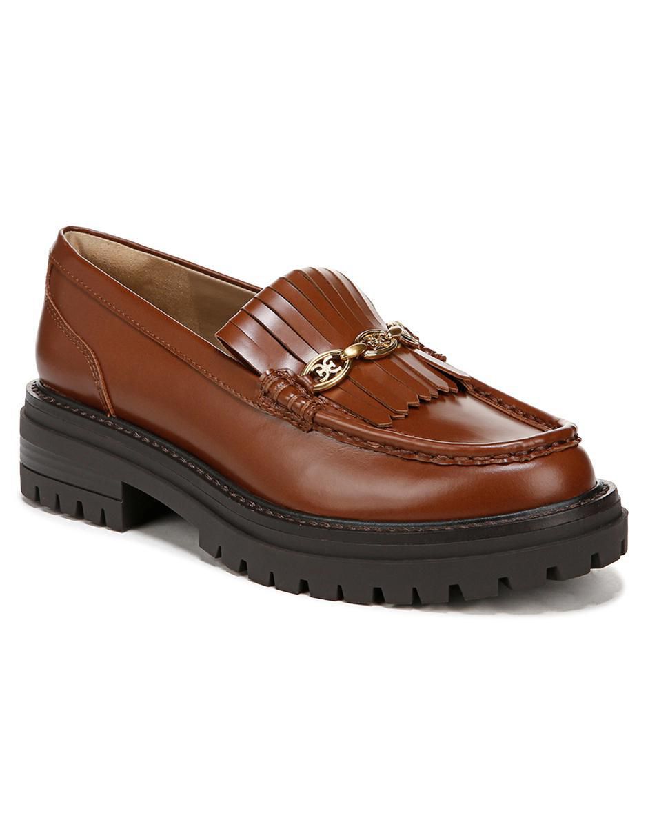 Mocasín de piel para mujer