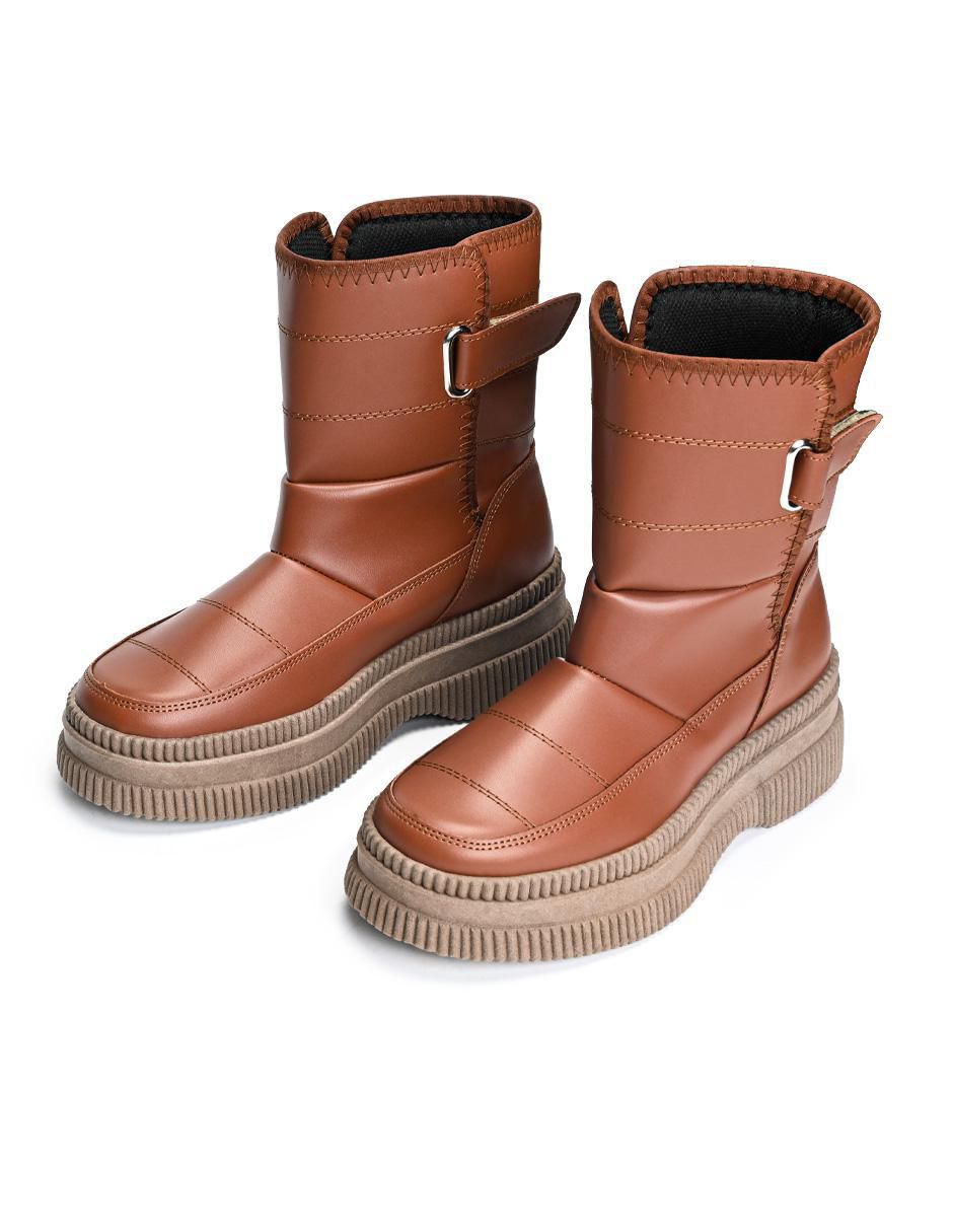 Bota para lluvia arriba del tobillo para mujer 4