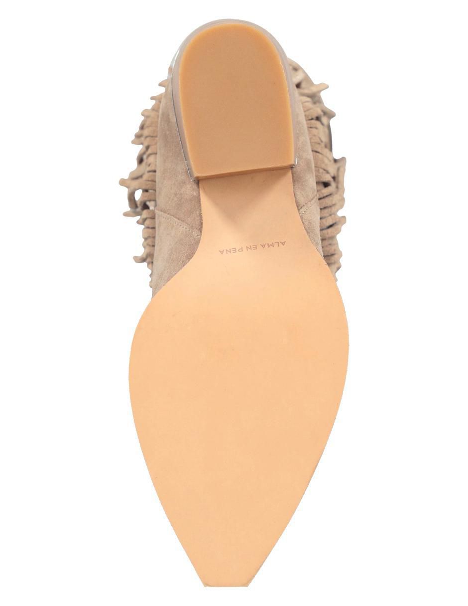 Bota arriba del tobillo de piel para mujer 3