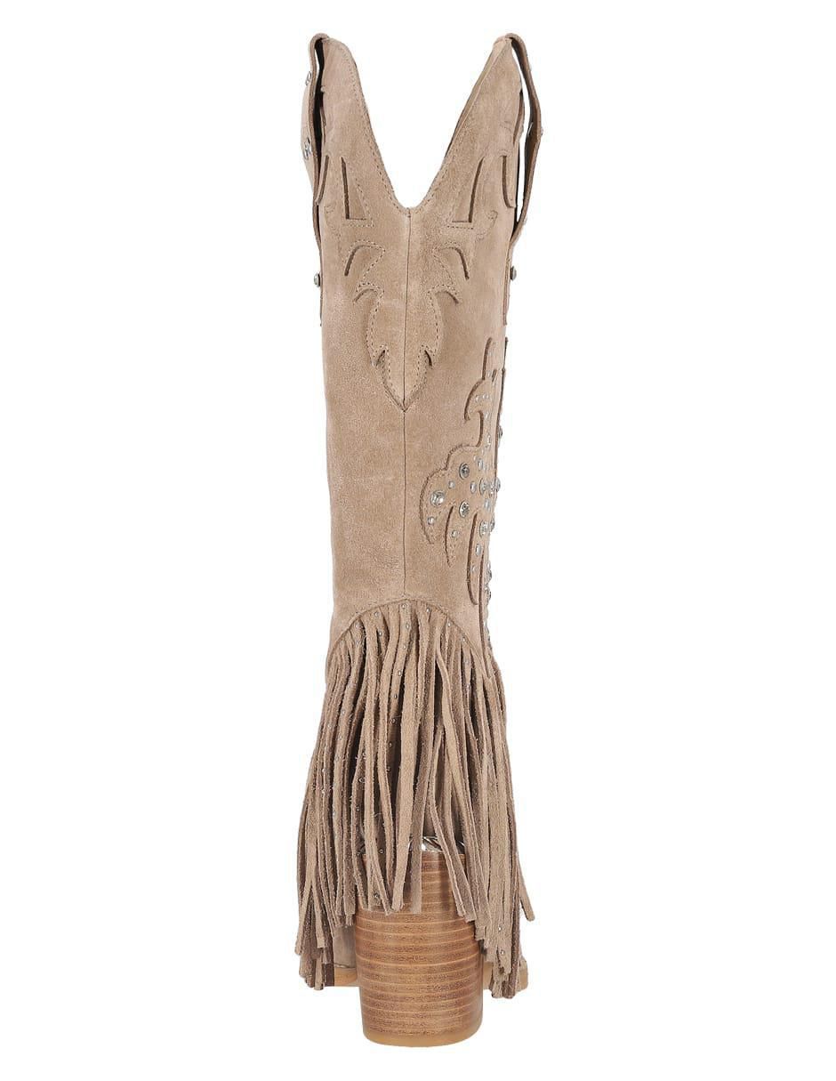 Bota arriba del tobillo de piel para mujer 5