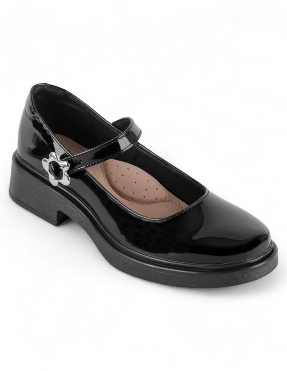 Zapato Rbvegano de charol para mujer