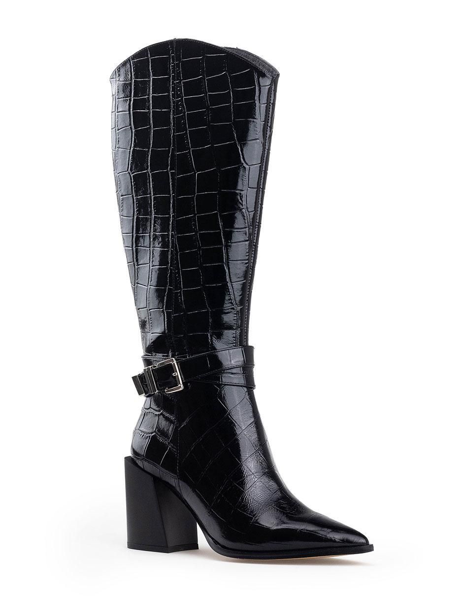 Bota rodilla de piel para mujer 7