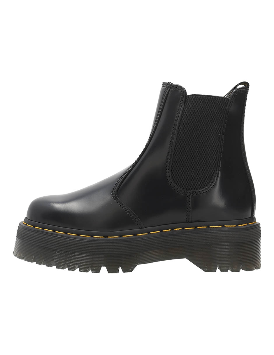 Bota arriba del tobillo de piel para mujer
