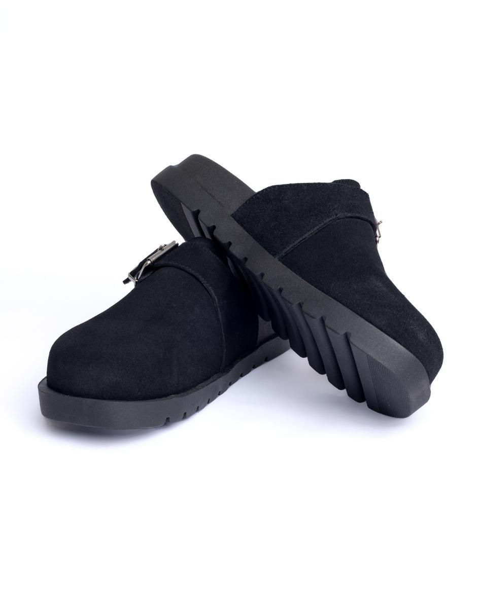Zueco de gamuza para mujer 4
