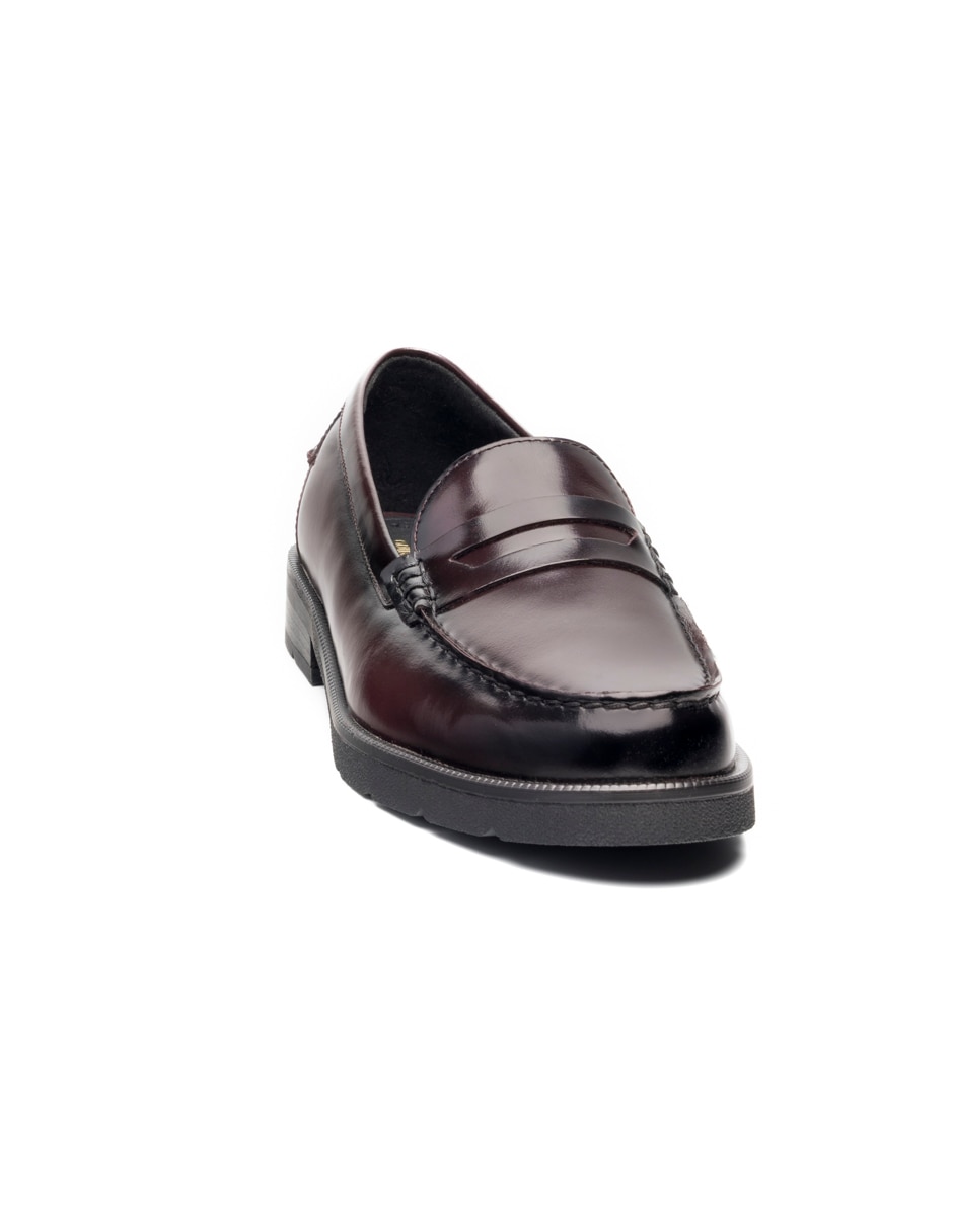 Mocasín Semivestir de piel para mujer 3