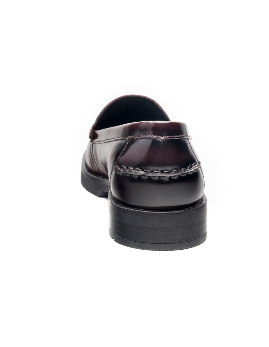 Mocasín Semivestir de piel para mujer 5