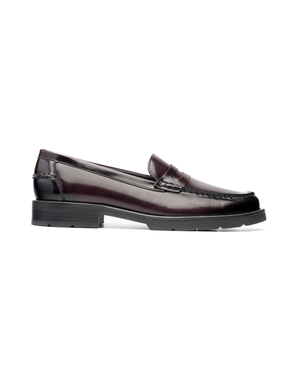 Mocasín Semivestir de piel para mujer 9
