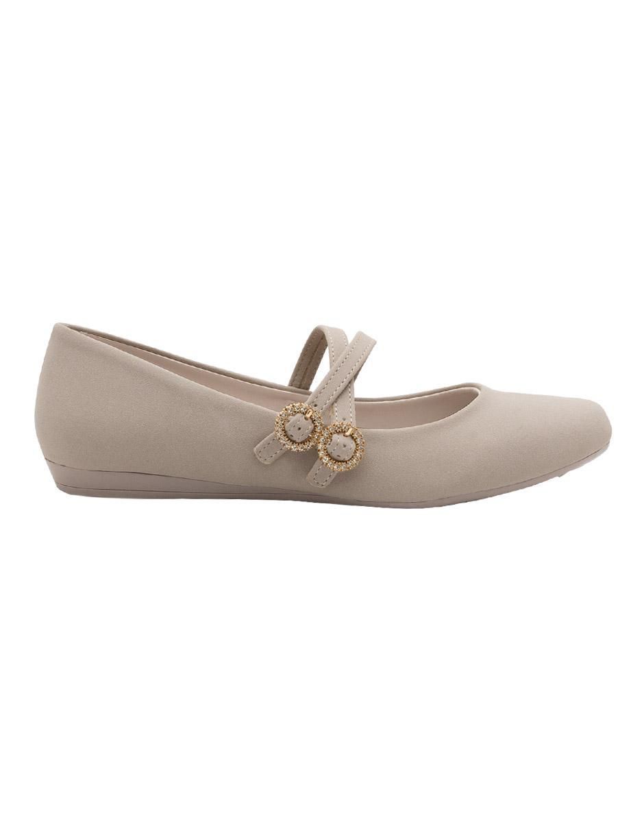 Balerina de gamuza para mujer 2