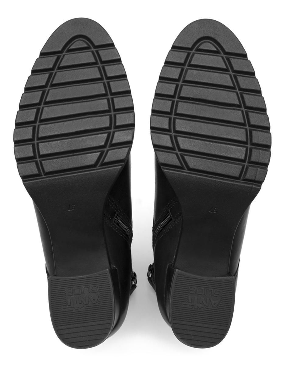 Bota arriba del tobillo de piel para mujer 6