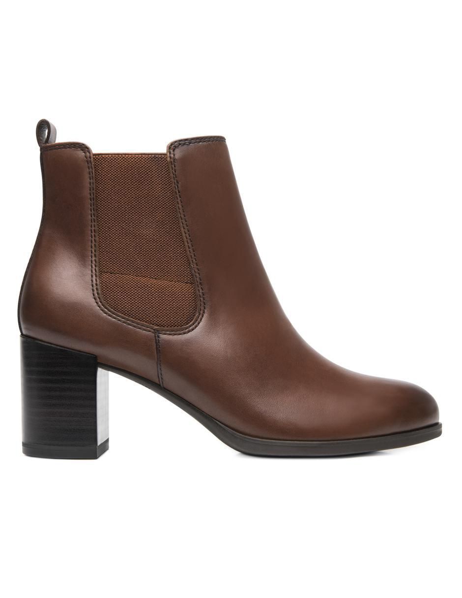 Bota arriba del tobillo flexi sin familia o colección  "de" piel "para mujer"
