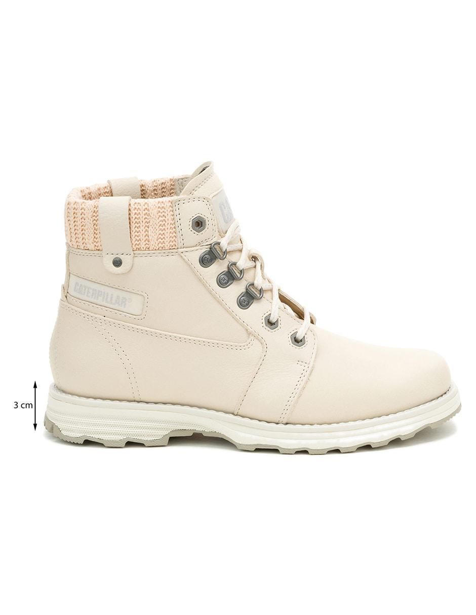 Bota al tobillo de piel para mujer 7