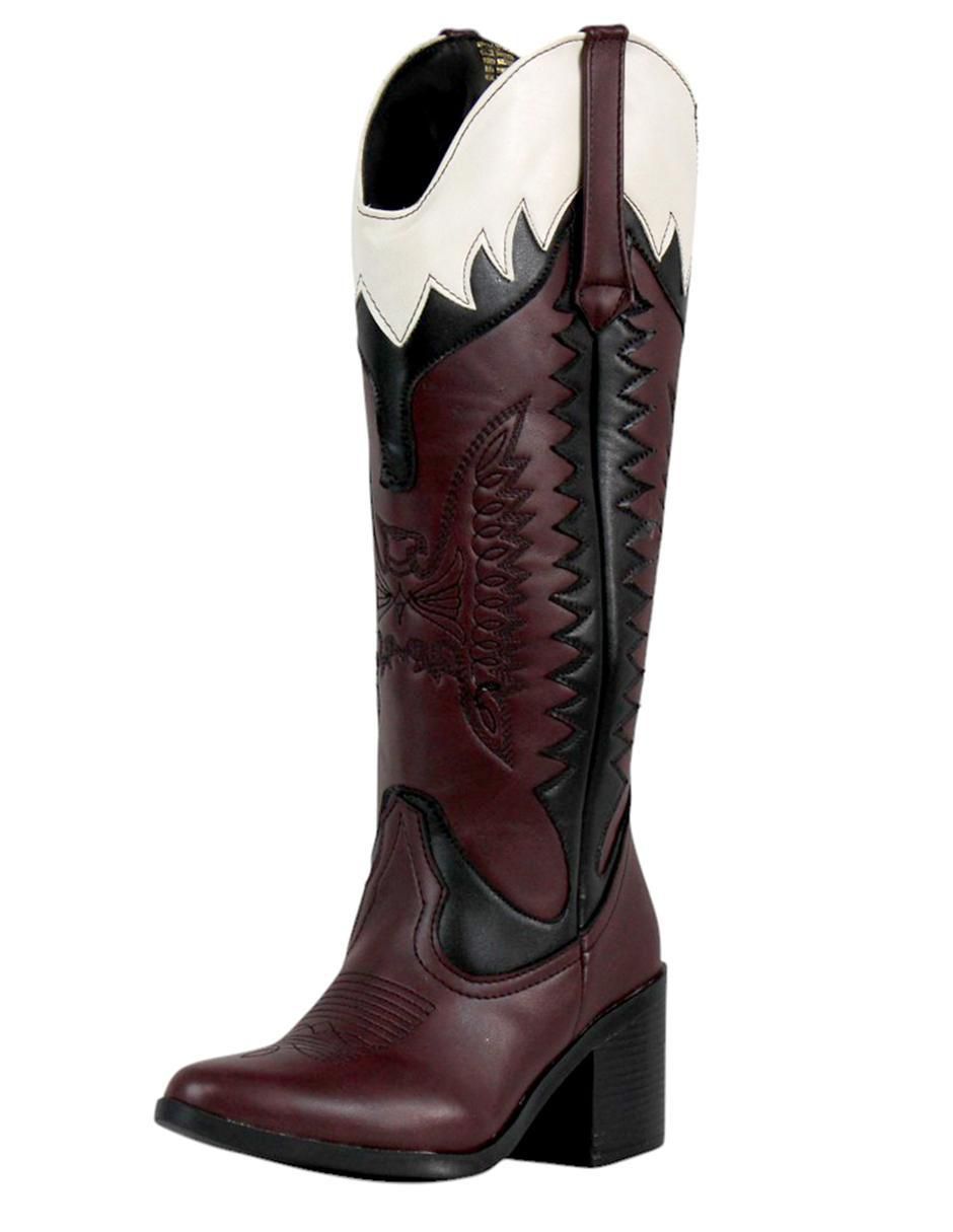 Bota cowboy abajo de la rodilla para mujer 5