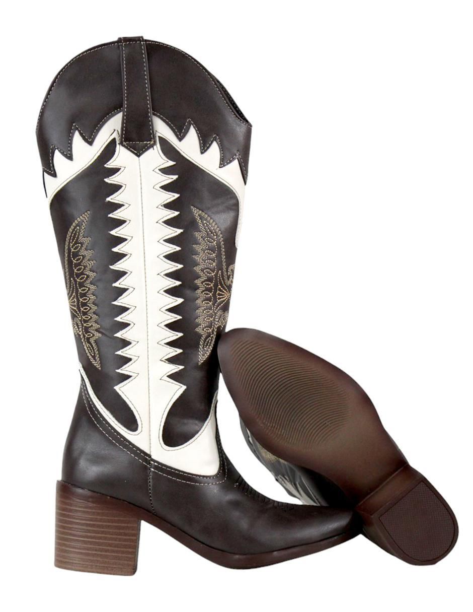 Bota cowboy abajo de la rodilla para mujer 14