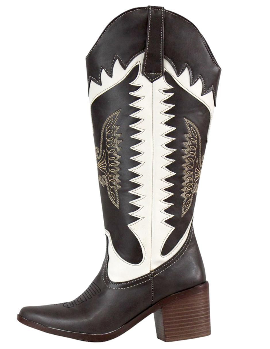 Bota cowboy abajo de la rodilla para mujer 5