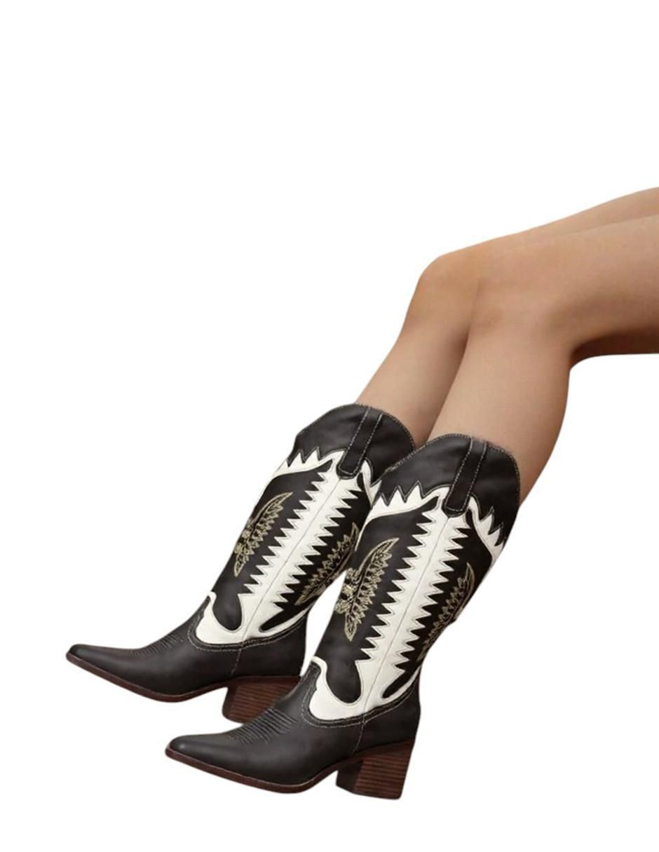 Bota cowboy abajo de la rodilla para mujer 7