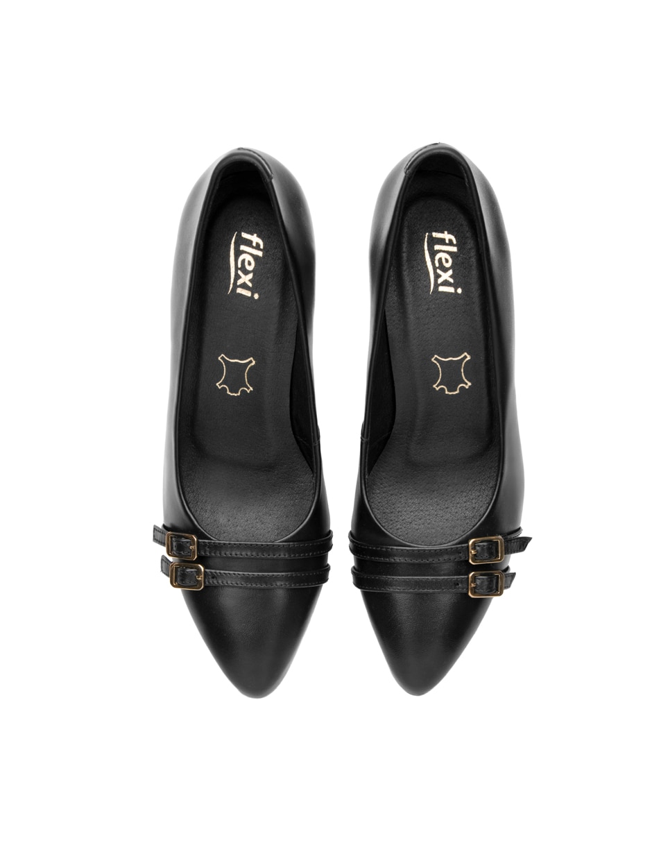 Zapatilla de piel semivestir 7