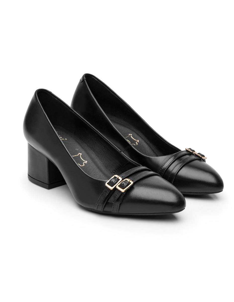 Zapatilla de piel semivestir 8